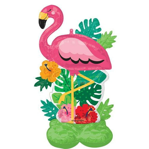 Flamingo Airloonz 52" Let's Flamingle 52" Air Filled Balloon Decoration Tropical Party