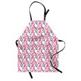 thumbnail image 1 of Flamingo Apron, Watercolor Pastel Style Zoo Tropical Birds in Various Tones Wedding Romance, Unisex Kitchen Bib with Adjustable Neck for Cooking Gardening, Adult Size, Multicolor, by Ambesonne, 1 of 4