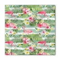 thumbnail image 1 of Flamingo Bandana, Exotic Hawaiian Leaf, Unisex Head and Neck Tie, by Ambesonne, 1 of 2