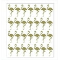 thumbnail image 1 of Flamingo Bird Flock Wall Decals Vinyl Stickers Decorative Bathroom Wall Art 28pc Met Gold, 1 of 2