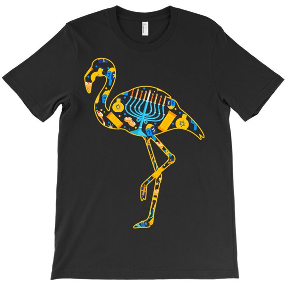 Flamingo Bird Tropical Hanukkah Flamingo Shape Menorah Collection Jewi - Trending Now G33877 Unisex T-Shirt, Up to Size 5XL
