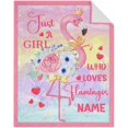thumbnail image 1 of Flamingo Blanket Gift - 40 x 50 Inches Aesthetic Throw Blanket for Flamingo Lovers, Girls & Women - Pink Soft Fuzzy Blankets for Bed, Couch & Travel, 1 of 5