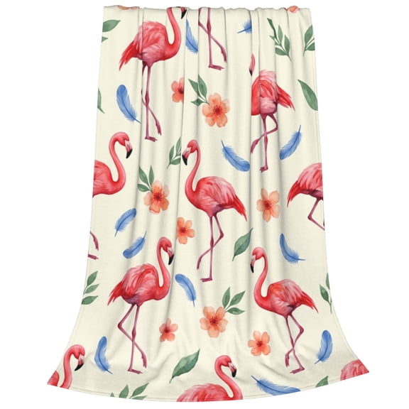 Flamingo Blanket, Pink Flamingo Gifts, Soft Cozy Throw Blanket, Christmas Birthday Gift, Room Decor for Couch, Bed 50x40