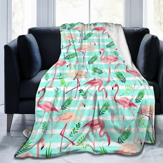 Flamingo Blanket Super Soft Flamingo Throw Blanket Warm Cozy Flannel Blankets for Women Kids Adults Gifts 50"X 40"