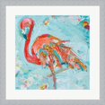 thumbnail image 1 of Flamingo Bright by Kellie Day, Framed Wall Art, 19.5W x 19.5H, 1 of 1
