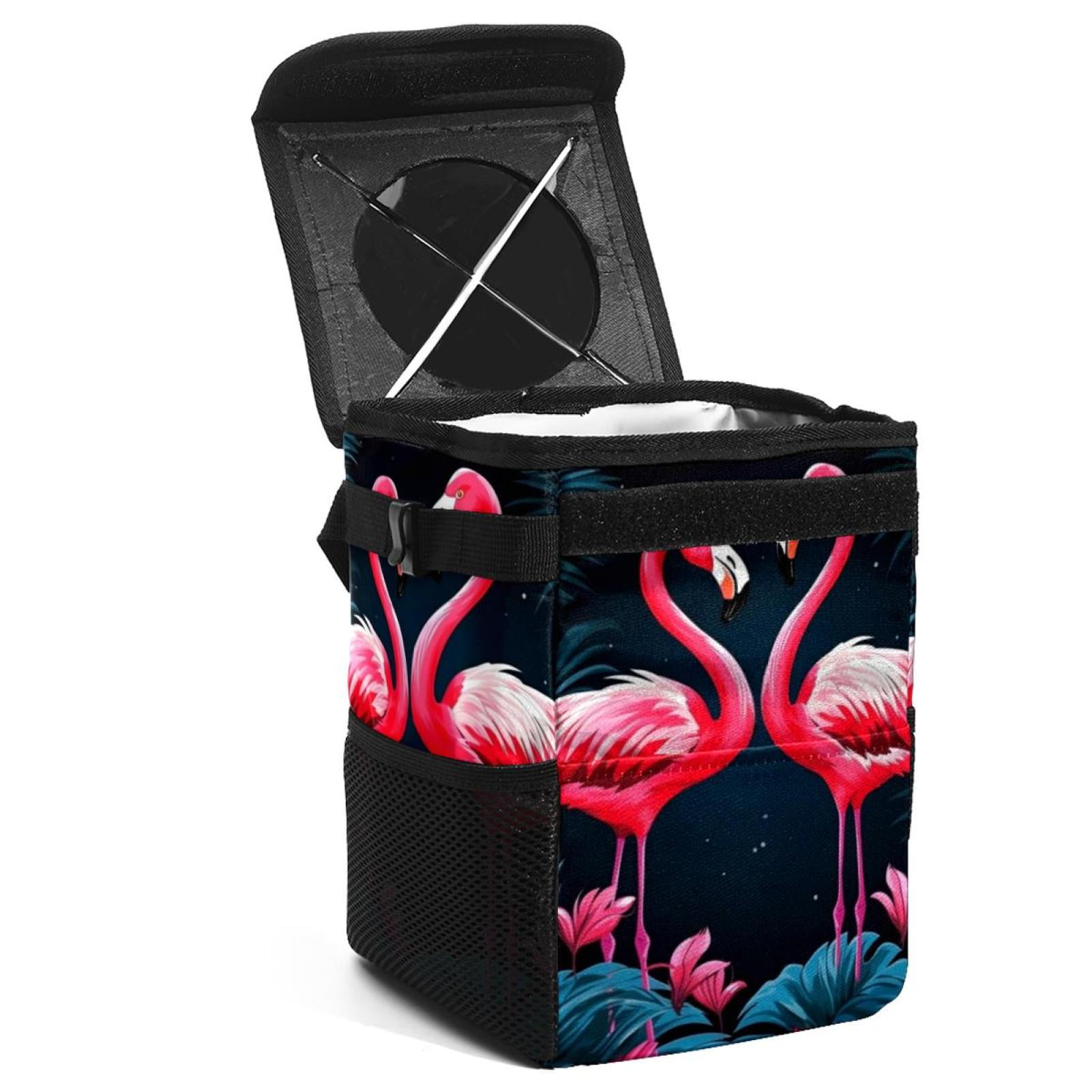 Car Trash Can With Lid,Press-Top Car Trash Bin With 30PCS Cars