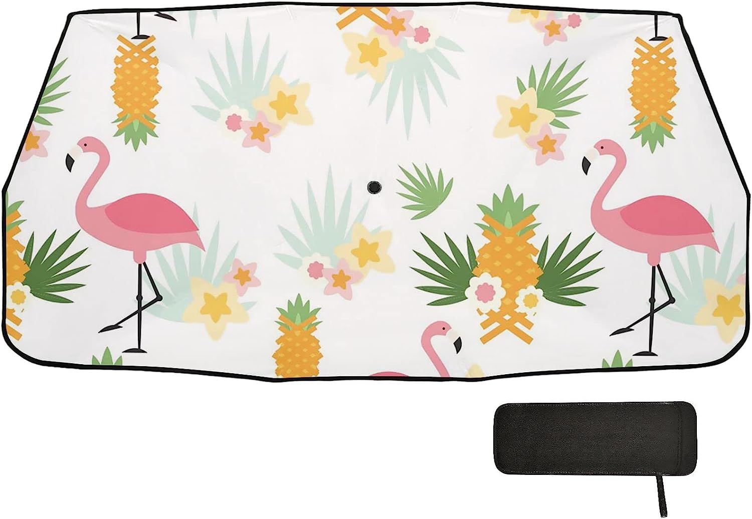 Flamingo Car Windshield Sun Shade Cover Car Window Shades，Foldable