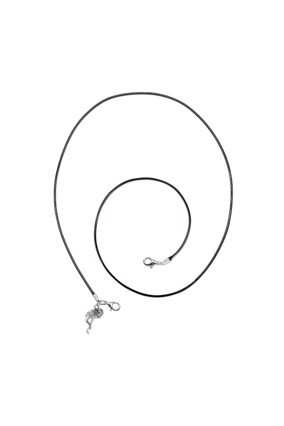 Flamingo Charm - Face Mask Necklace, Mask Holder, Face Mask Lanyard