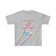 thumbnail image 1 of Flamingo Christmas - Kids Heavy Cotton™ Tee, 1 of 2
