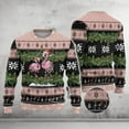 thumbnail image 1 of Flamingo Christmas Ugly Sweater, Pink Flamingo Shirt, Animal Lover Sweater, Flamingo Holiday Sweater for Women, Birthday Gift for Her, 1 of 4