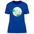 thumbnail image 1 of Flamingo Couple At The Beach T-Shirt Women -Image by Shutterstock, Female Small, 1 of 2