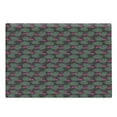 thumbnail image 1 of Flamingo Cutting Board, Zoo Animals in Pink Vibrant Color Island Nature Fantasy Design Elements, Decorative Tempered Glass Cutting and Serving Board, Large Size, Hot Pink Green Black, by Ambesonne, 1 of 1