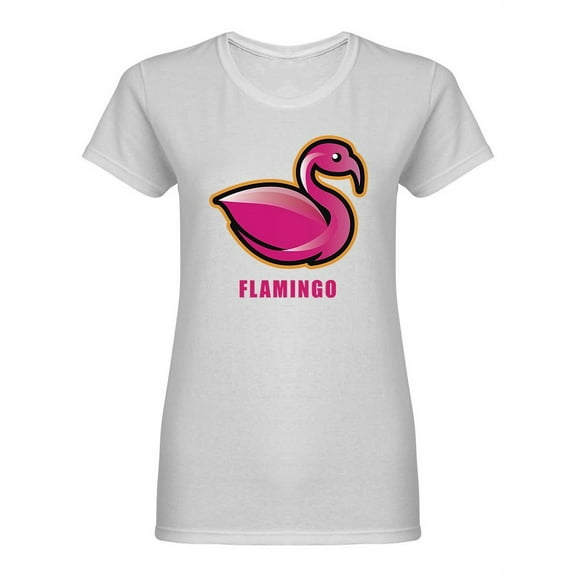 Flamingo Design Style Shaped Tee Women's -Image by Shutterstock