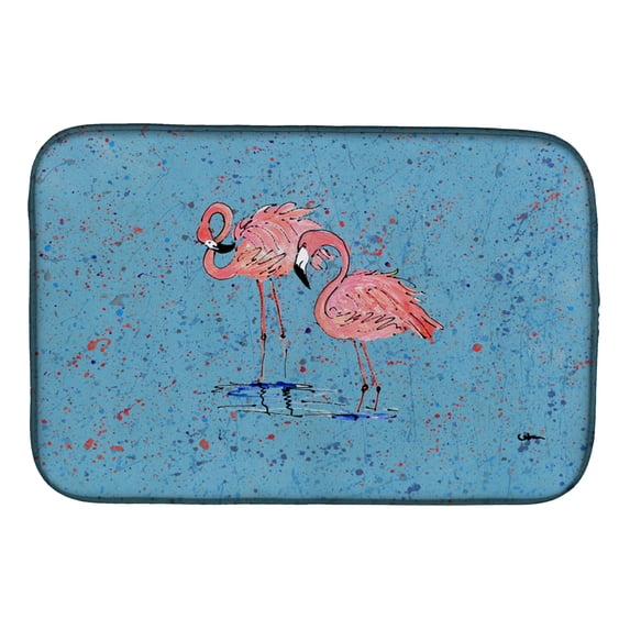 Flamingo Dish Drying Mat