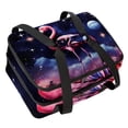 thumbnail image 1 of Flamingo Double Layered Insulated Refrigerated Lunch Bag with Two Compartments, Large Capacity, Hand Carry - 7.1x11.4x16.1 Inches, 1 of 6