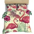 thumbnail image 1 of Flamingo Duvet Cover Set,Bedding Set for Kids and Adult, Home Decor,Twin Size, 1 of 4