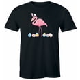 thumbnail image 1 of Flamingo Easter Bunny T-Shirt Funny Easter Egg Hunt Tee Shirt, 1 of 2