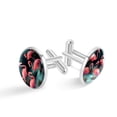 thumbnail image 1 of Flamingo Elegant Stainless Steel Men's Cufflinks for Business Attire, Weddings, and Special Occasions, 1 of 6