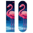 thumbnail image 1 of Flamingo Emery Surface PVC Back Skateboard Grip Tape Stickers (Pack of Two) 8.8x32.6in/22.4x83 cm, 1 of 5