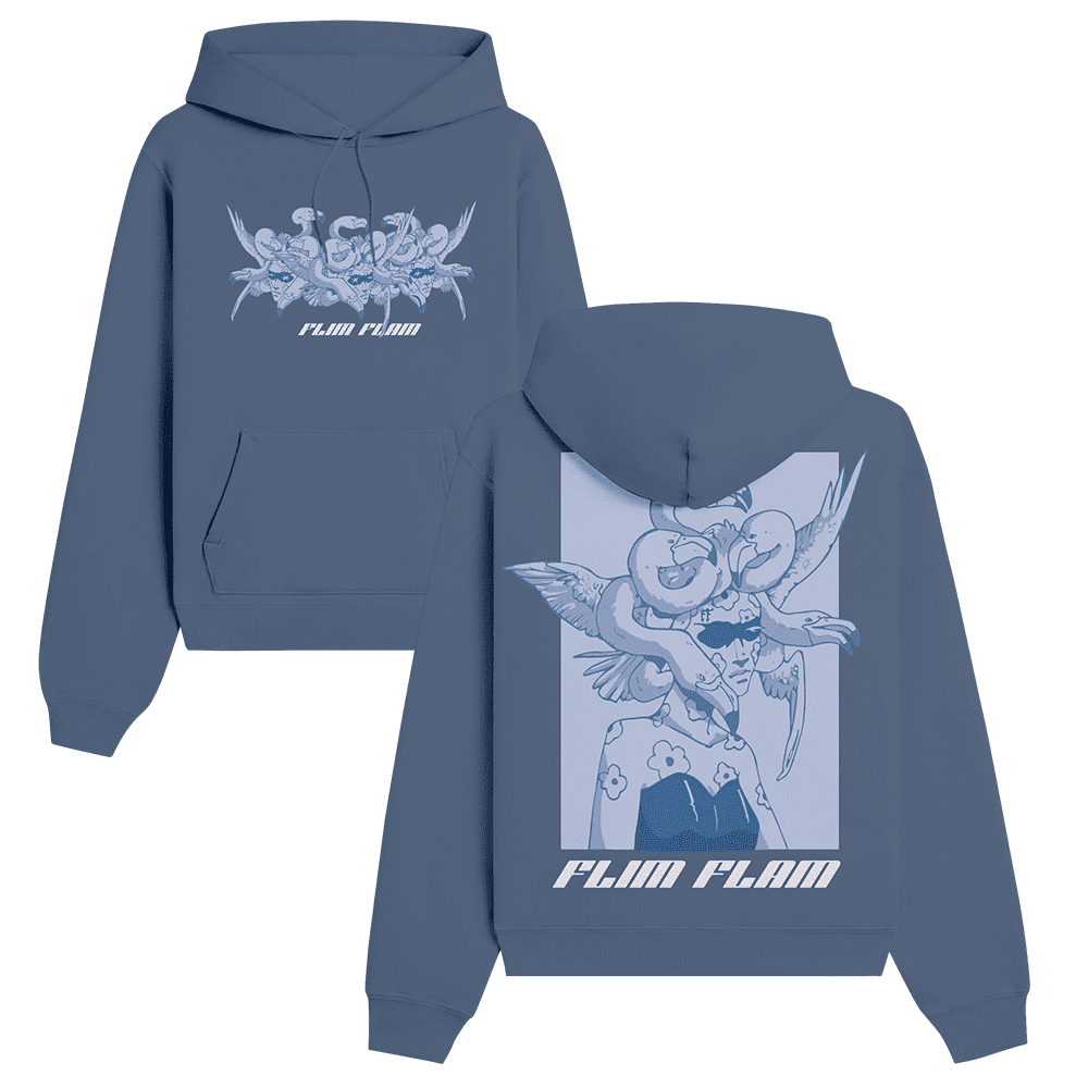 Drippy Hoodies Flamingo Merch Hooded For Kids Flamingo Flim Flam