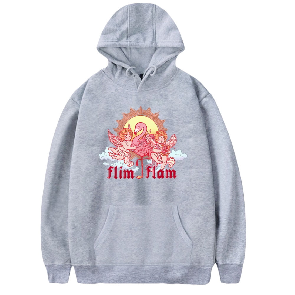 Flamingo FLIM FLAM Hoodie GOOD CHERUB New Logo Print for Women and Men Winter Sweatshirt Walmart