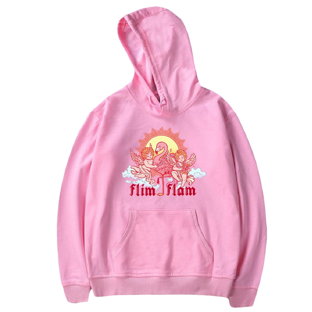 Flamingo FLIM FLAM Hoodie GOOD CHERUB New Logo Print for Women and Men Winter Sweatshirt Walmart