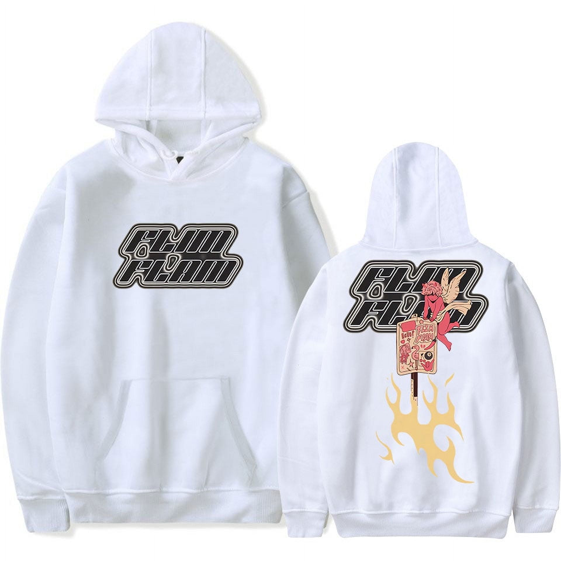 Flamingo FLIM FLAM Merch Cherub Flame Hoodie Sweatshirt New Logo Women ...