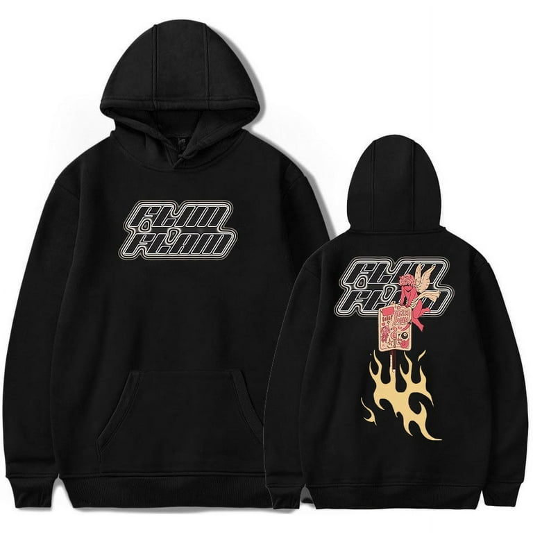 Flamingo FLIM FLAM Merch Cherub Flame Hoodie Sweatshirt New Logo Women Men Harajuku Pullovers Hooded Longsleeve Walmart