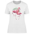 thumbnail image 1 of Flamingo Family And Leaf Tee Women's -Image by Shutterstock, 1 of 2