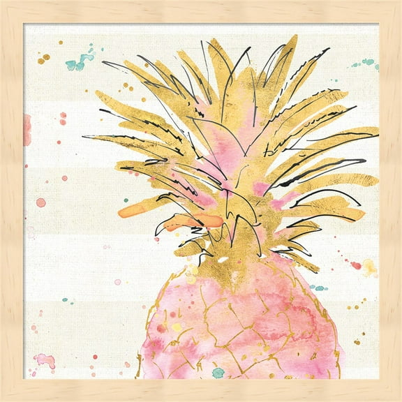 Flamingo Fever V by Anne Tavoletti, Framed Wall Art, 13.25W x 13.25H