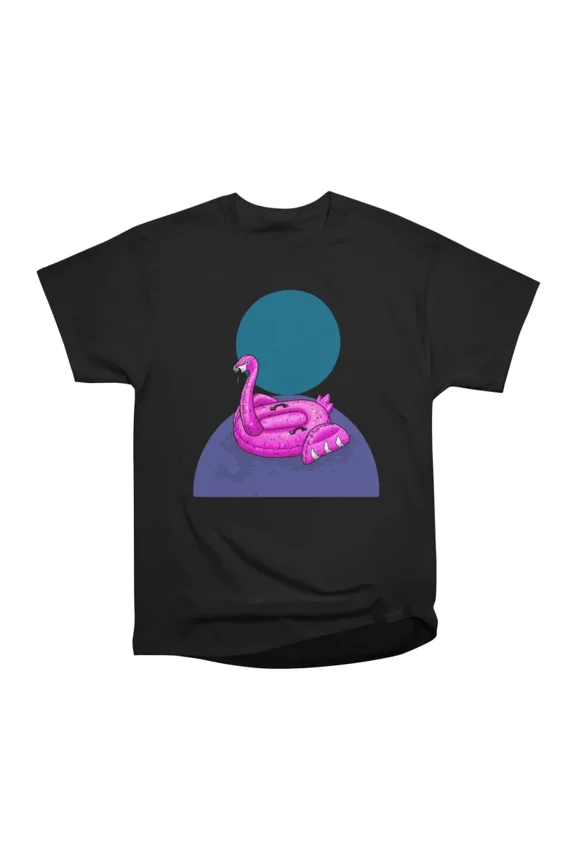 Flamingo Float T-Shirt Tee Gift For Him Merch For Her Apparel For Friend