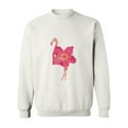 thumbnail image 1 of Flamingo Flower Sweatshirt Women -SPIdeals Designs, Female Small, 1 of 4