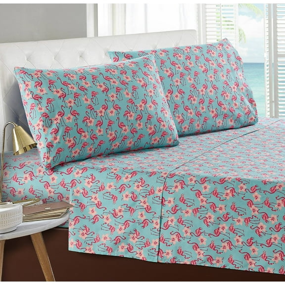 Flamingo Flowers Pillowcase Pairs