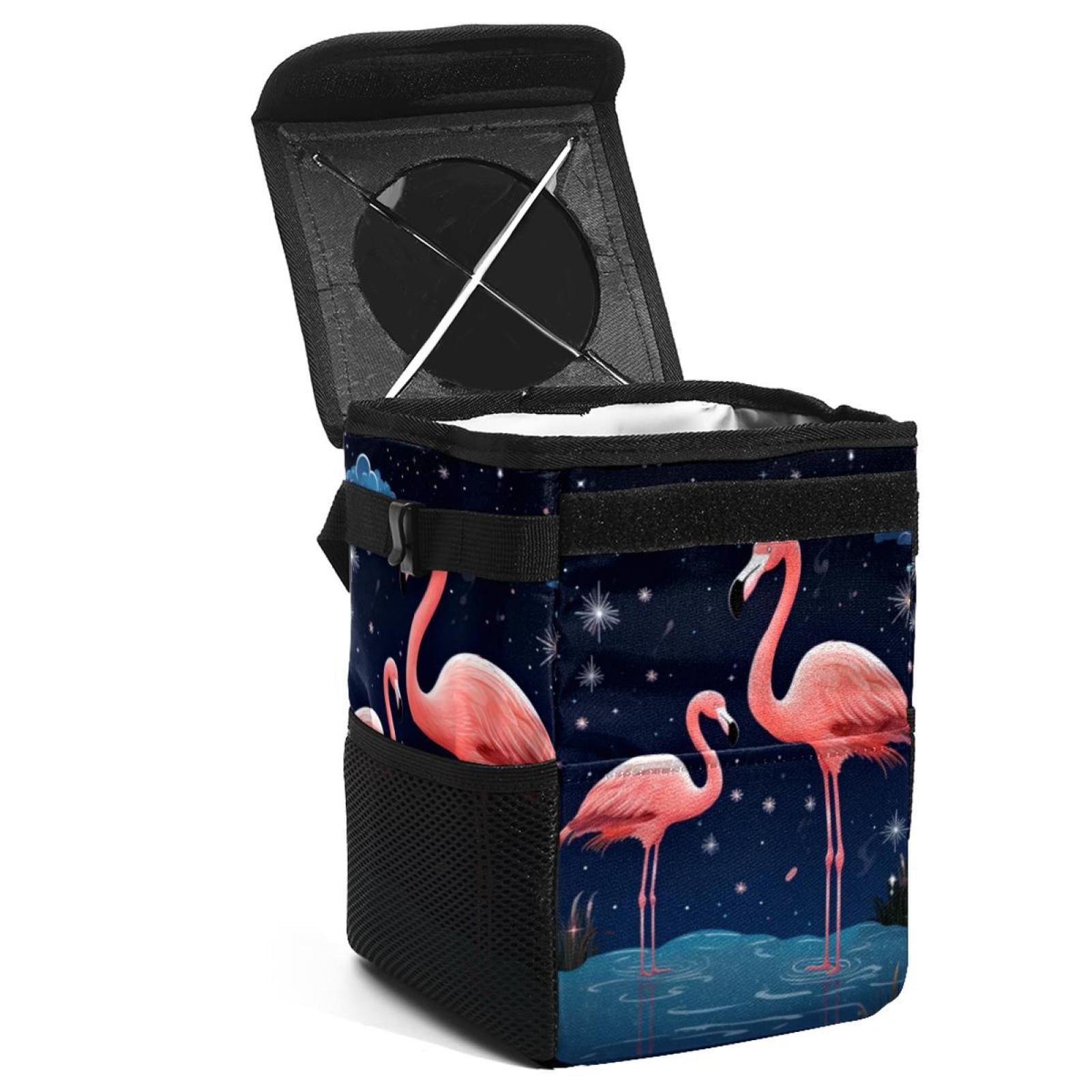 Cross Foldable Car Trash Can With Lid - Leak-proof Hanging Storage Bag For Car Trash Bin, Car - View #6