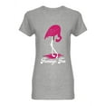 thumbnail image 1 of Flamingo Fun Shaped T-Shirt Women -Image by Shutterstock, Female Medium, 1 of 2