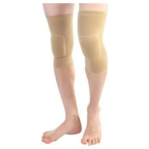 Flamingo Gel Knee Cushion Cap for Prayer, Knee Pain Relief, Beige, XXXL