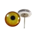 thumbnail image 1 of Flamingo Glass Eyes on Wire Pin Posts, 1 of 3