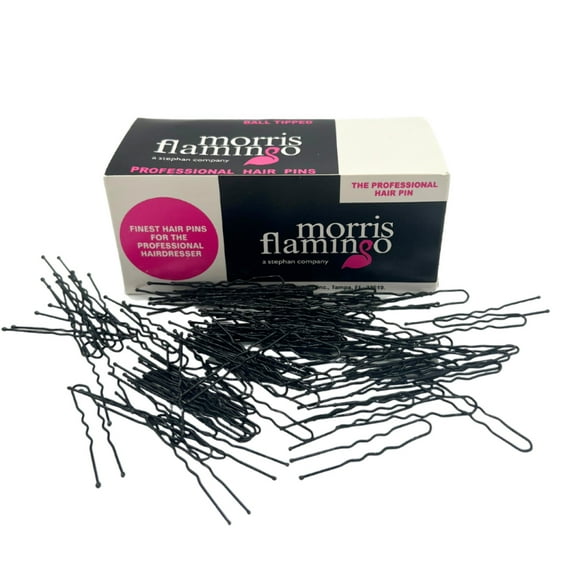 Flamingo Hair Pins 1-3/4 Black