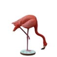 thumbnail image 1 of Flamingo Head Down Life Size Statue, 1 of 7