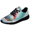thumbnail image 1 of Flamingo Hello Summer Shoes Sneakers Black Size 9, 1 of 7