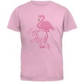 thumbnail image 1 of Flamingo I Will Flock You Up Mens T Shirt Light Pink MD, 1 of 1