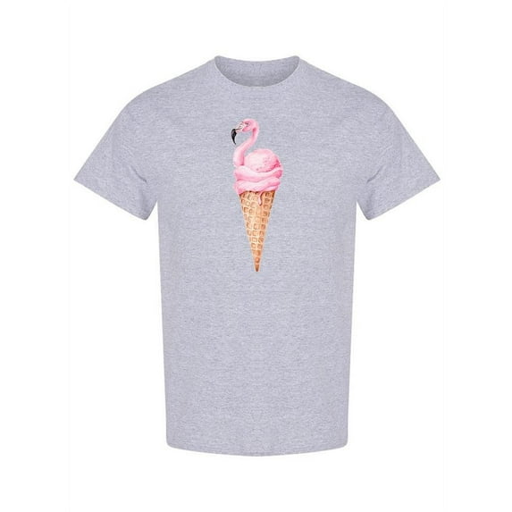 Flamingo Ice Cream T-Shirt Women -Image by Shutterstock, Female 5X-Large