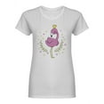 thumbnail image 1 of Flamingo In Crown Shaped Tee Women's -Image by Shutterstock, 1 of 2