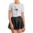 thumbnail image 1 of Flamingo In Graphic Style Printed 100% Cotton Short Sleeves T- Shirt WTS_07 2XL, 1 of 1
