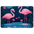 thumbnail image 1 of Flamingo Indoor Carpet Kitchen Rug Office Mat - Polyester Non-Slip Machine Washable, 1 of 6