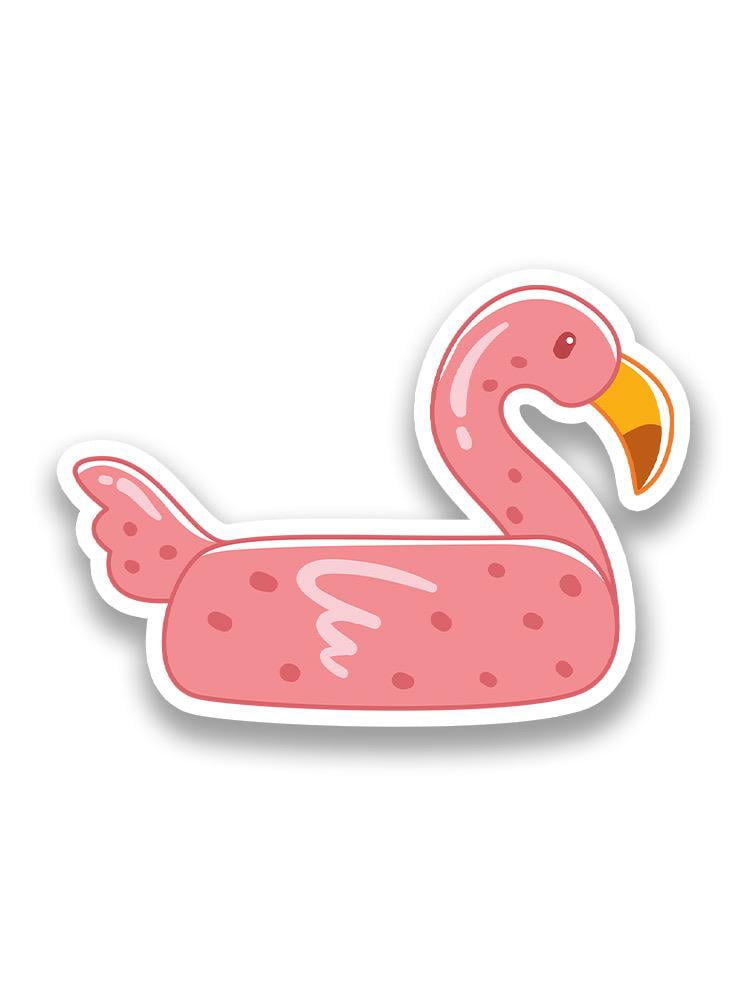Flamingo Inflatable Sticker -Smartprints Designs, Vinyl Sticker ...