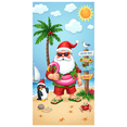 thumbnail image 1 of Flamingo Inflatable Summer Santa Claus Holiday Beach Banner for Christmas Party Tropical Theme Kids Activity, 1 of 8