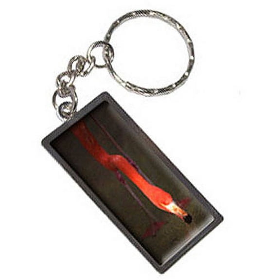 Flamingo Keychain Key Chain Ring