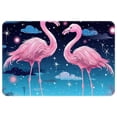 thumbnail image 1 of Flamingo Kitchen Mat Outdoor Carpet Indoor Mat - Polyester Non-Slip Machine Washable, 1 of 6