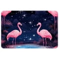 thumbnail image 1 of Flamingo Kitchen Rug Outdoor Carpet Door Mat Polyester Non-Slip Machine Washable, 1 of 6